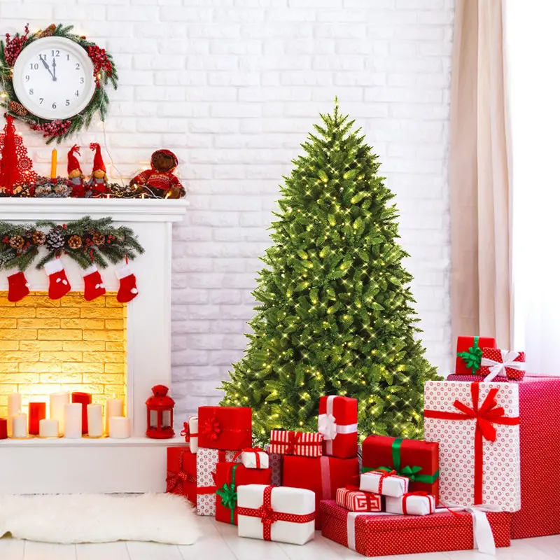 1.5-Meter Pre-Lit Christmas Tree With 8 Light Modes And Energy-Efficient Leds 1