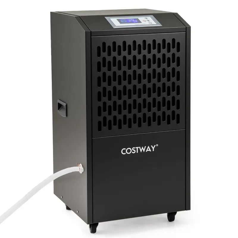 120L Heavy-Duty Commercial Dehumidifier For Areas Up To 500 M³ – Black Industrial Model 1