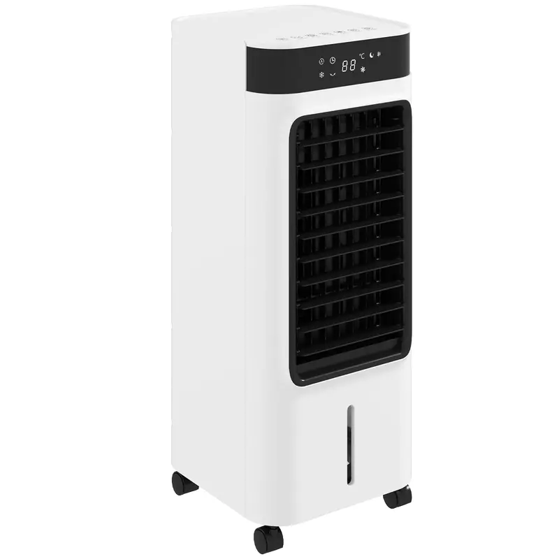3-In-1 Evaporative Air Cooler – Portable Unit With 7L Tank, 48° Oscillation, And Quiet Operation (White) 1