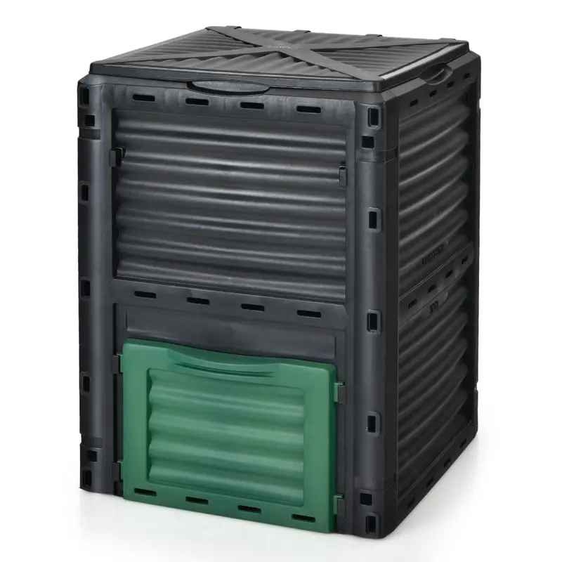 300-Litre Heavy-Duty Garden Compost Bin With Ventilation System – Green Eco Bin 1