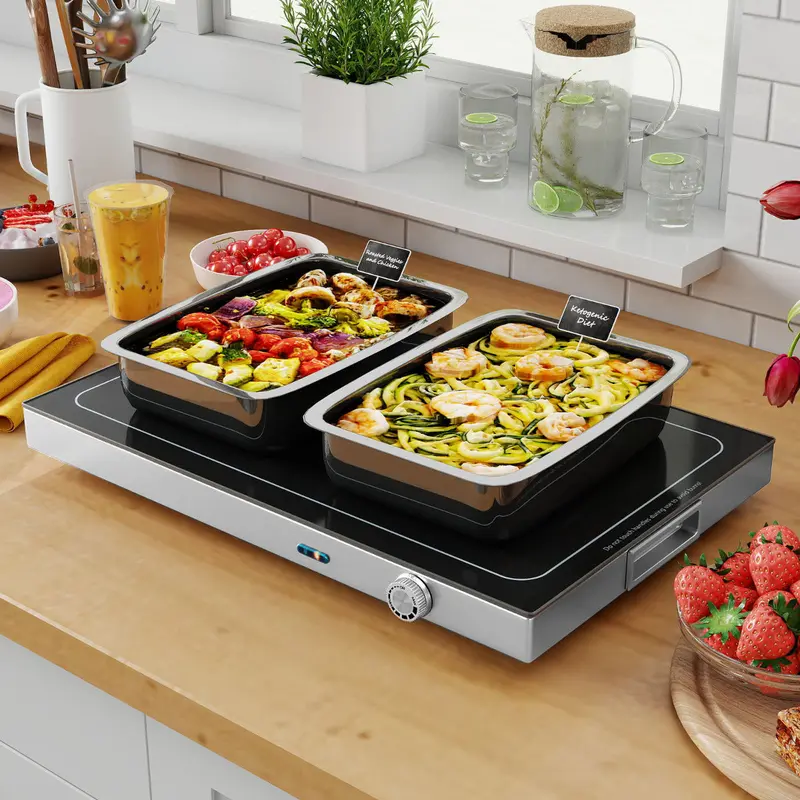 Adjustable Electric Warming Tray For Food Service – Precision Temperature Control Heating Plate 1