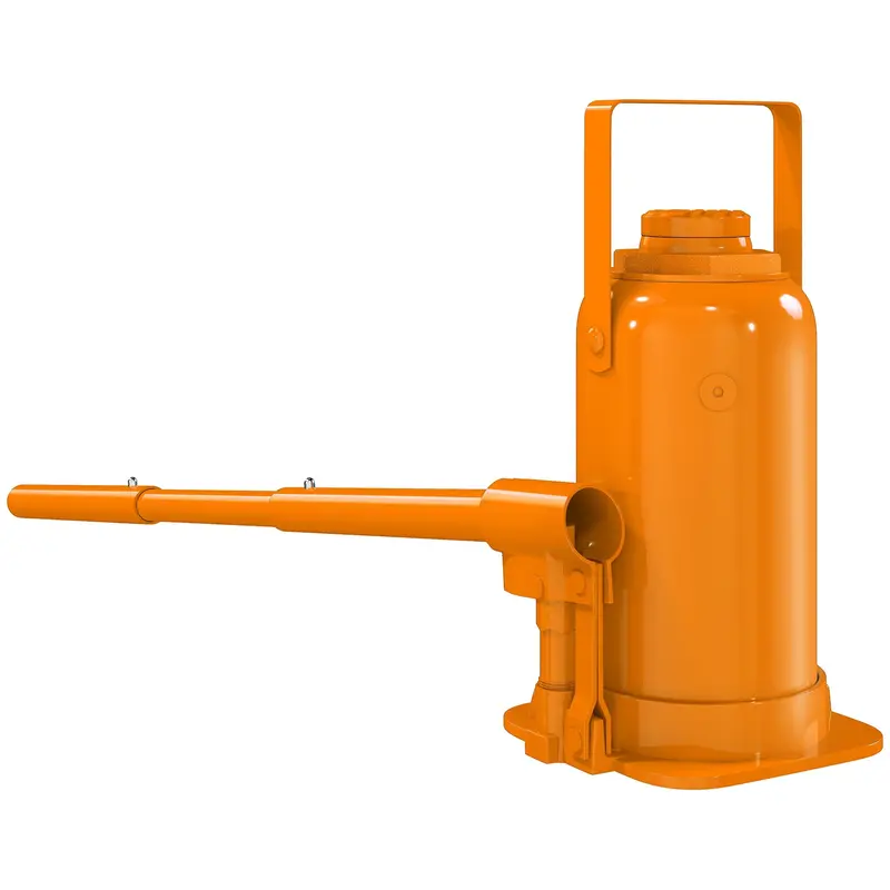 Homcom 12-Tonne Hydraulic Bottle Jack – Heavy-Duty Portable Lift With 19–37 Cm Range, Saddle Base & 3-Section Handle 1