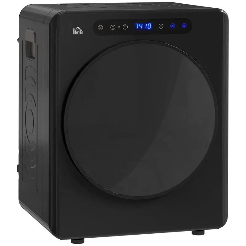 Homcom 4 Kg Compact Heat Pump Tumble Dryer – Energy-Efficient 40–60°C Drying In Black 1