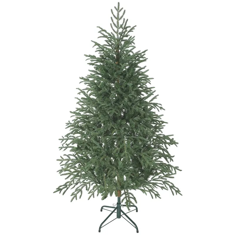 Homcom 5-Foot Realistic Spruce Artificial Christmas Tree – Easy-Setup Green Xmas Decor 1