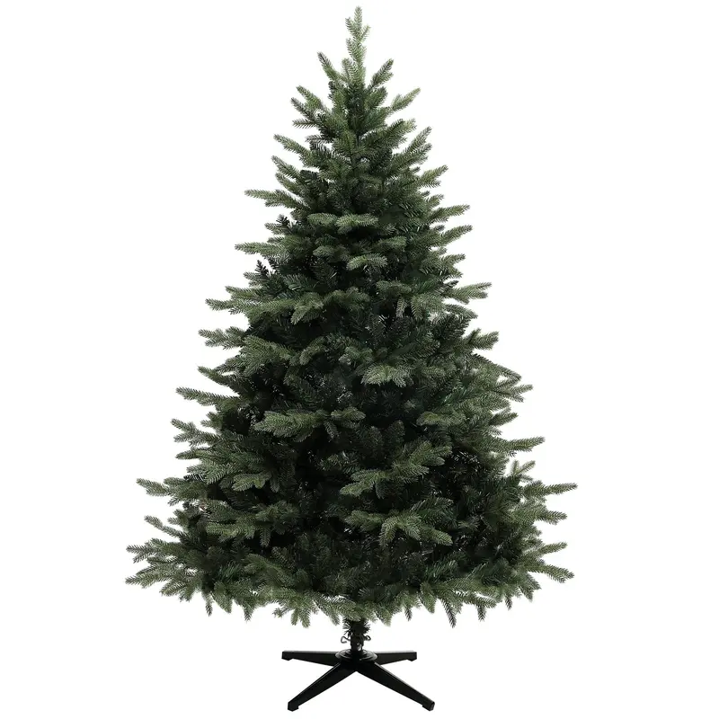 Homcom 6-Foot Artificial Spruce Christmas Tree – Realistic Green Foliage, Pre-Lit Option Available 1