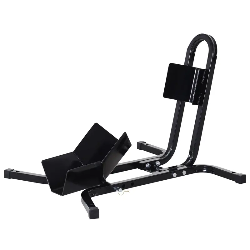 Homcom Adjustable Motorcycle Wheel Chock – Steel Front-Tire Stand For 17", 19", And 21" Wheels With Secure Locking System 1