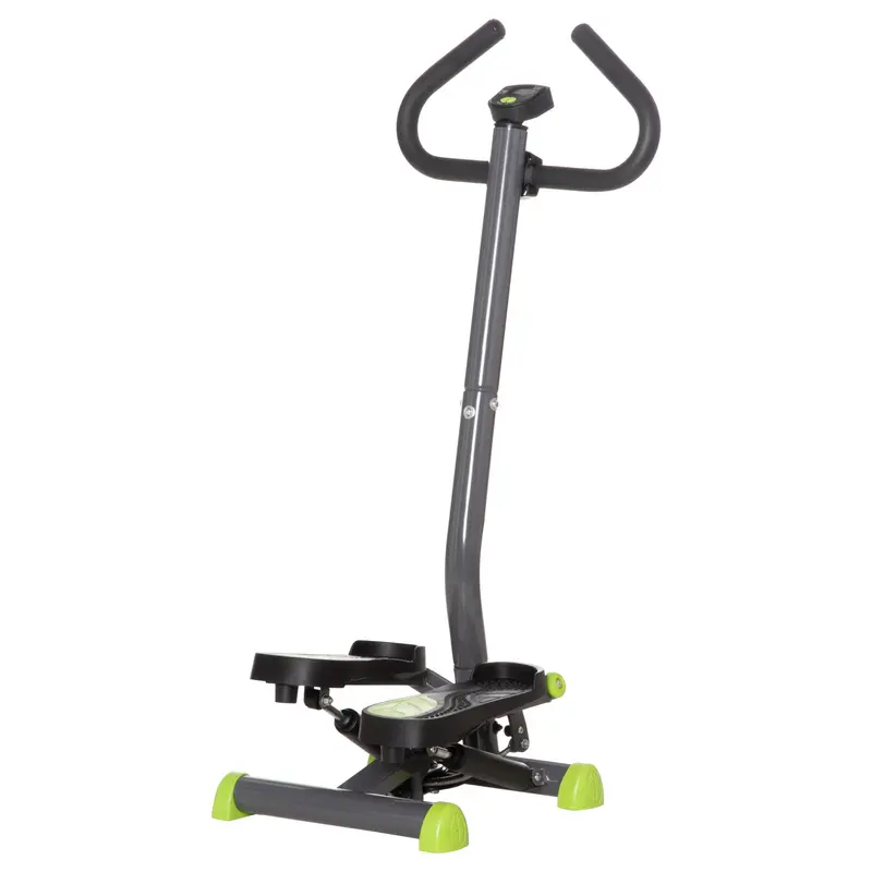 Homcom Twister Stepper Machine – Lcd Display, Variable Resistance Training Tool – Grey 1
