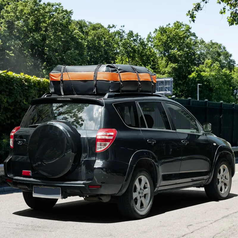 Orange Waterproof Rooftop Cargo Carrier Bag – 560L Capacity For All Vehicle Types 1