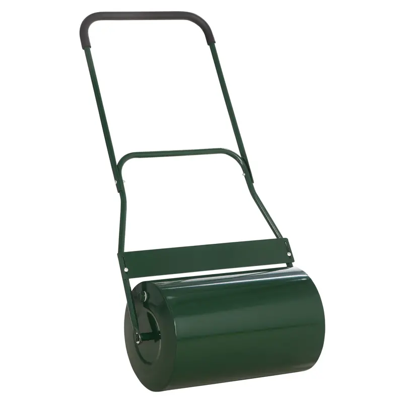 Outsunny 40L Heavy-Duty Lawn Roller – Fillable Steel Grass Roller For Seeding & Soil Leveling 1