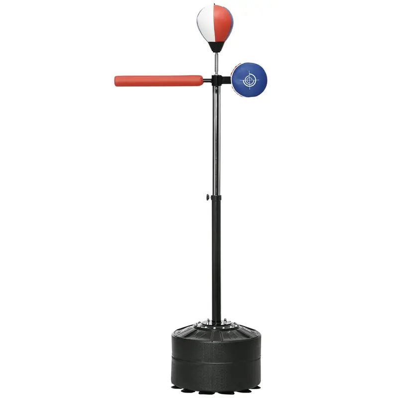 Sportnow Adjustable Reflex Speed Bag Kit With Sand-Filled Base & Multicolour Pad 1