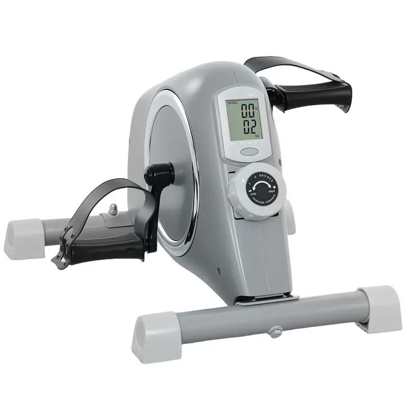 Sportnow Magnetic Pedal Exerciser – 8-Level Resistance Compact Fitness Device For Desk Or Home Use (Grey) 1