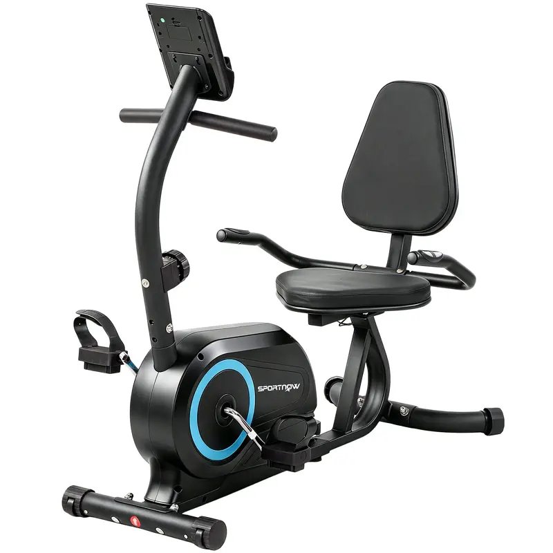 Sportnow Recumbent Exercise Bike – App-Compatible Stationary Cycle With Silent 8-Level Magnetic Resistance 1